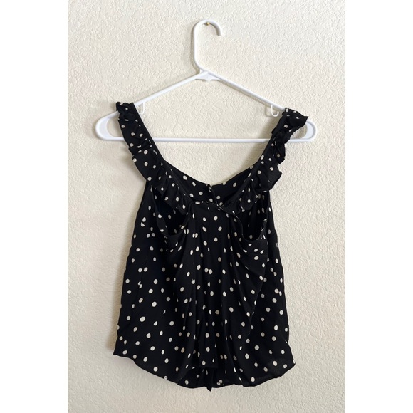 Madewell Ruffle Strap Top in Painted Dots - Picture 2 of 4
